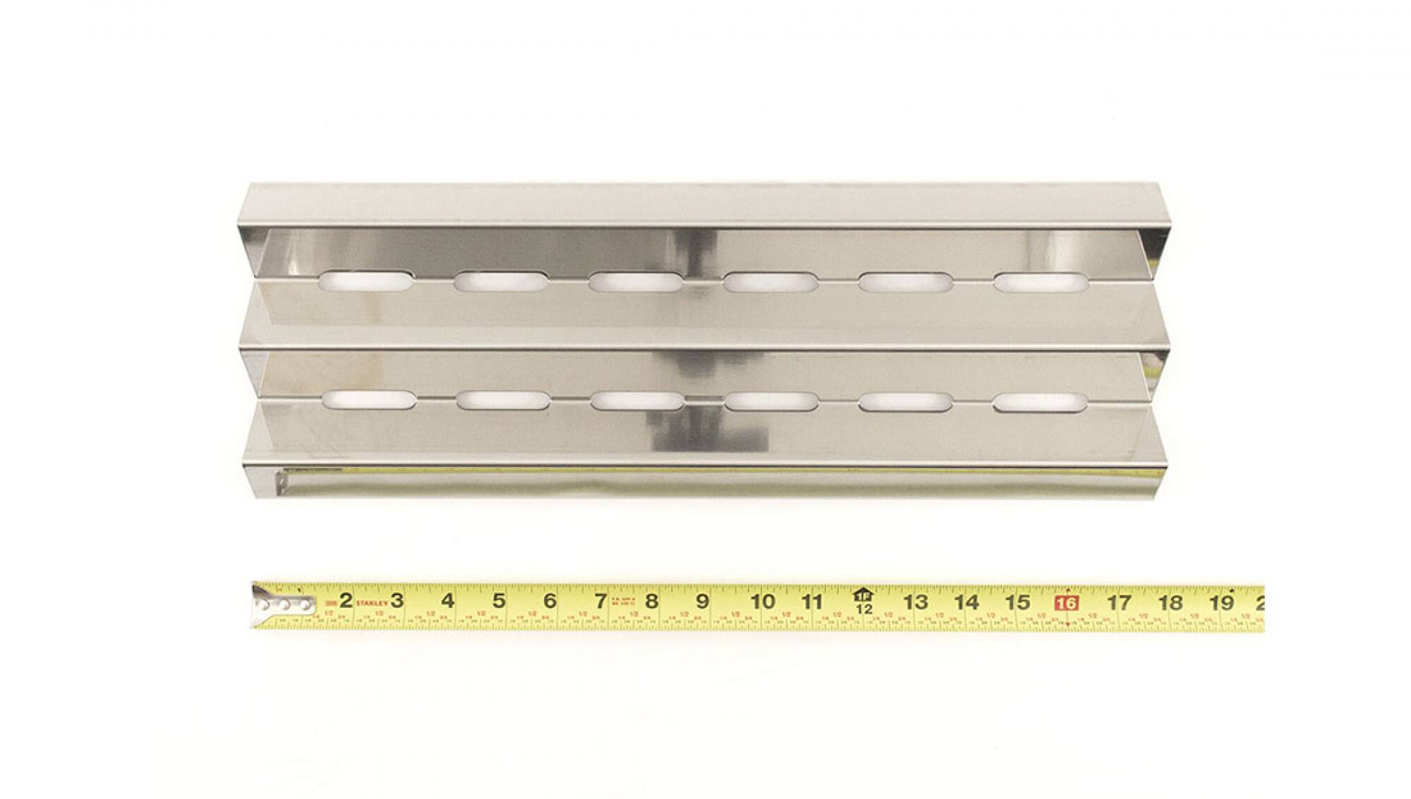 Alt View 1. Music City Metals - Music City Metals - MCM949904119 heat plate ss 17.5625 x 6.3125 grates heat plates and angles.