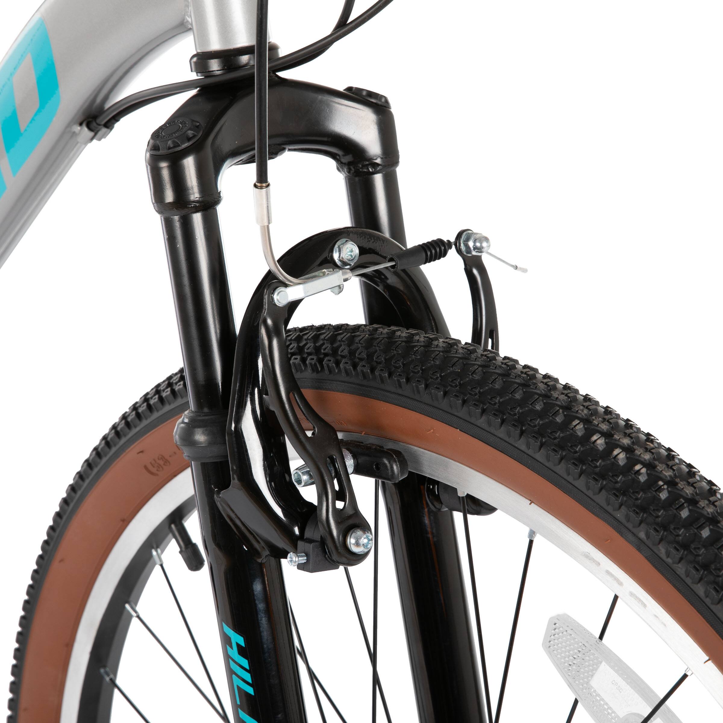 Alt View 7. HILAND - HILAND Vortex 26" Mountain Bike - Shimano 21-Speed - Front Suspension - Beginner Friendly MTB for Trails - Gray - Gray.