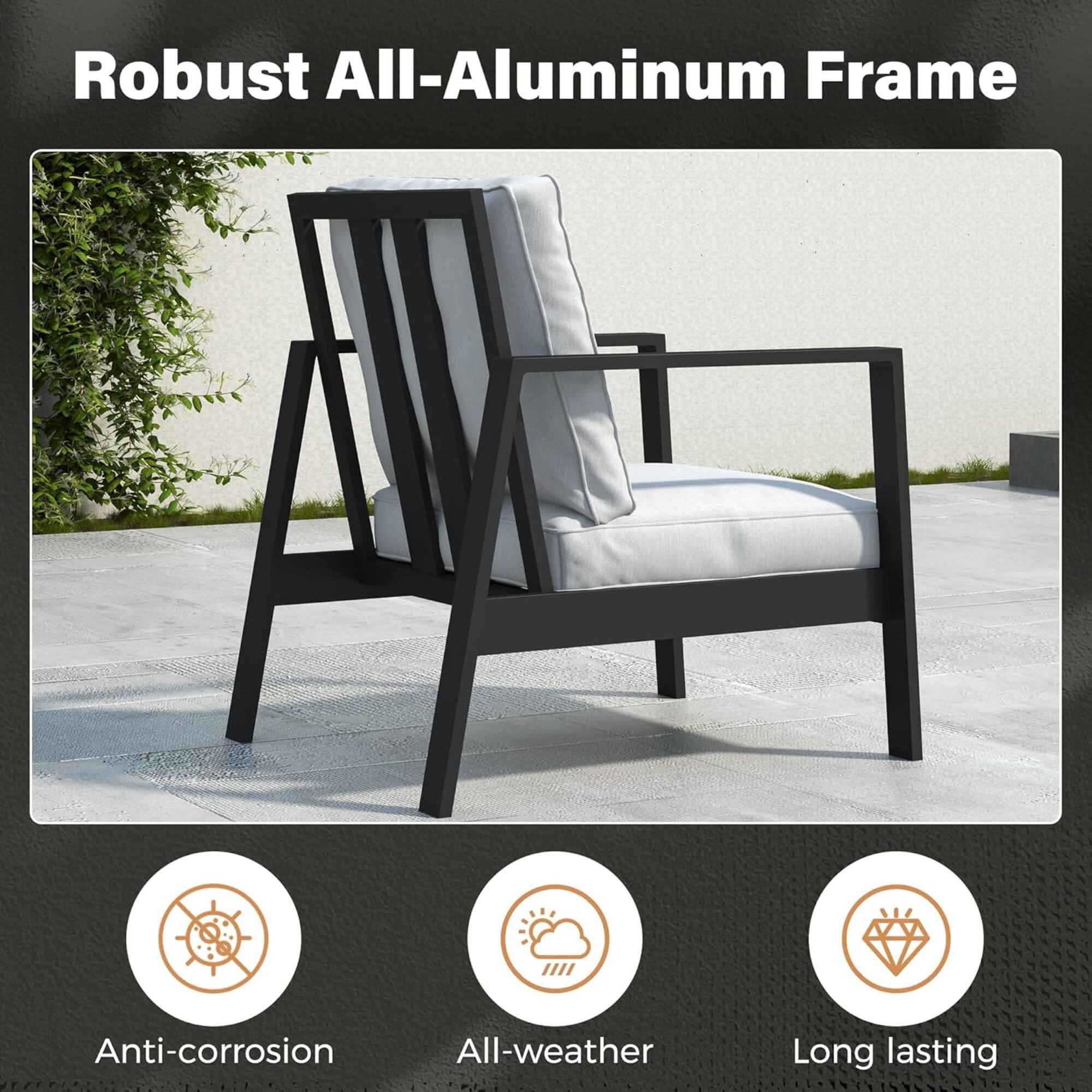 Robust All-Aluminum Frame

Anti-corrosion  
All-weather  
Long lasting