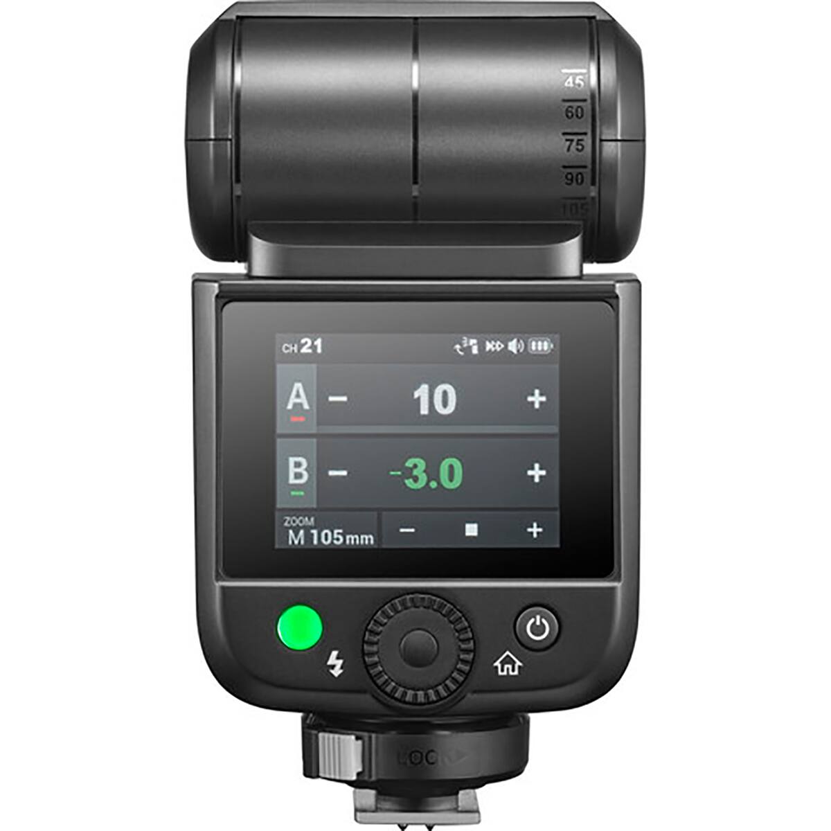 45  
60  
75  
90  
105  
CH21  
III  
A  
-  
10  
+  
-  
-3.0  
+  
ZOOM M 105mm  
-  
+  
LOO