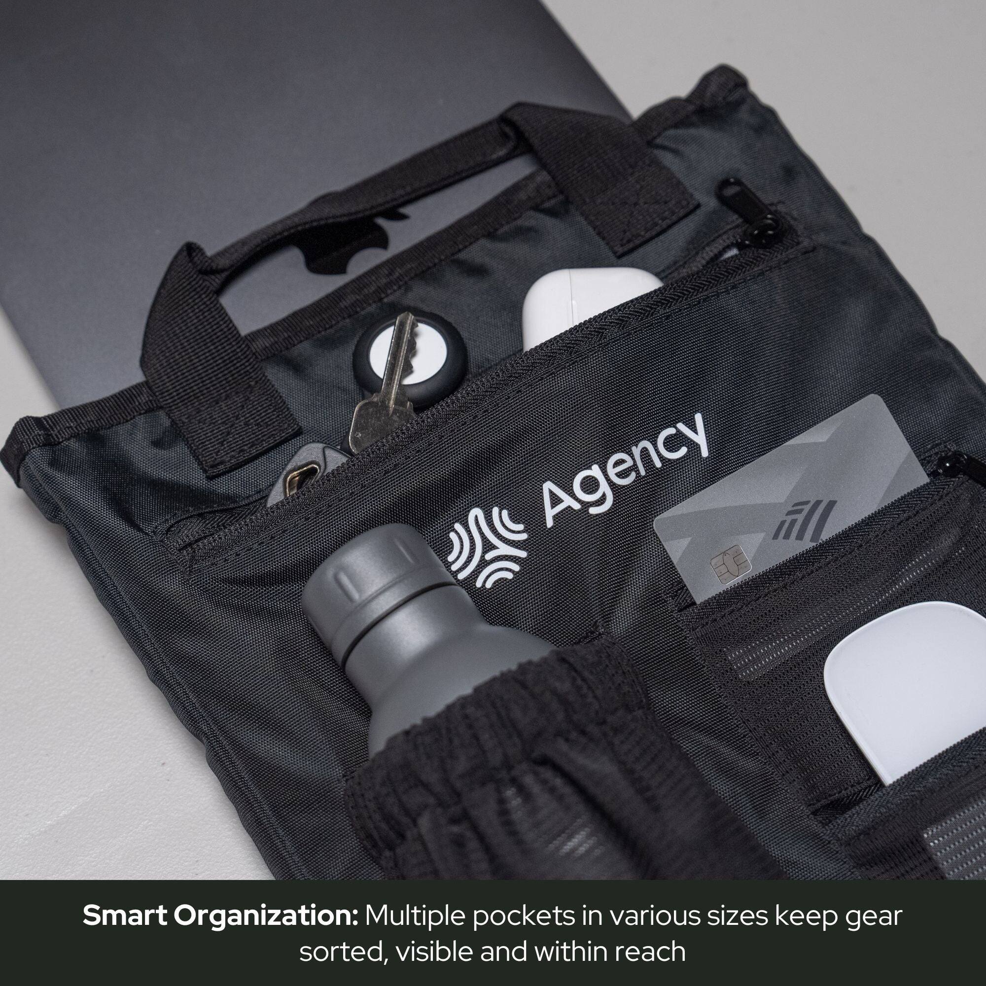 Agency ill TE Smart Organization: Multiple pockets in various sizes keep gear sorted, visible and within reach