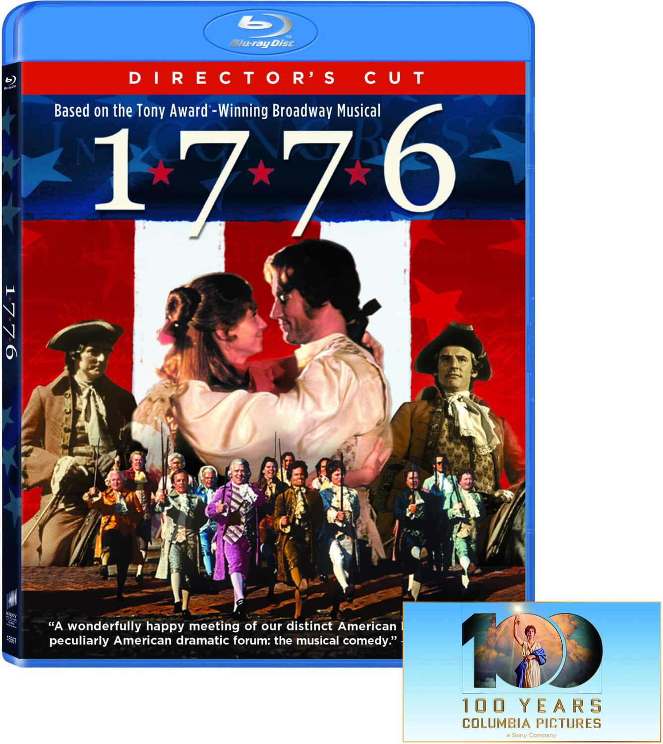 Front. William Daniels - 1776   - BLU-RAY.