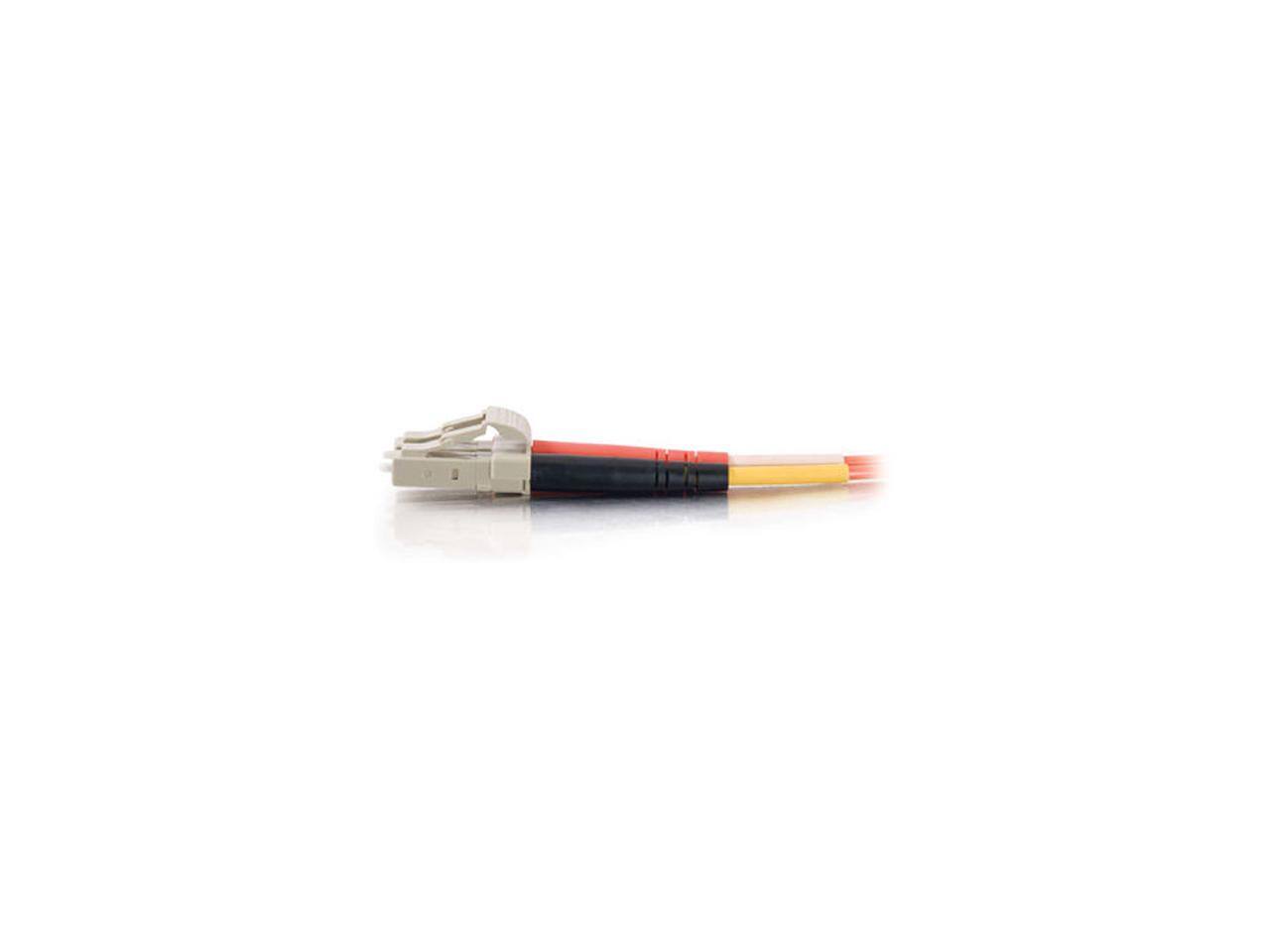 Alt View 3. Cables to Go - C2G 33036 OM2 Fiber Optic Cable - LC-LC 50/125 Duplex Multimode PVC Fiber Cable, Orange (32.8 Feet, 10 Meters).