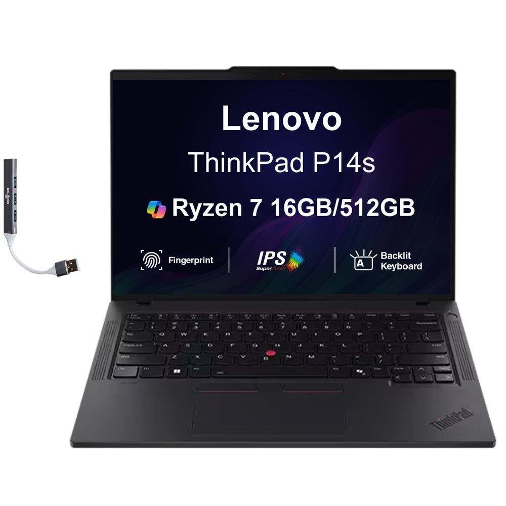 美品 ThinkPad P14s Gen4 Ryzen7 16GB 512GB Lenovo Upgraded ThinkPad P14s Workstation 14.0 WUXGA (AMD Ryzen AI
