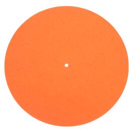 Unique Bargains - Record Player Mat, 10 Inch Turntable Mat 3mm Felt Pad for Vinyl Record Player - Orange