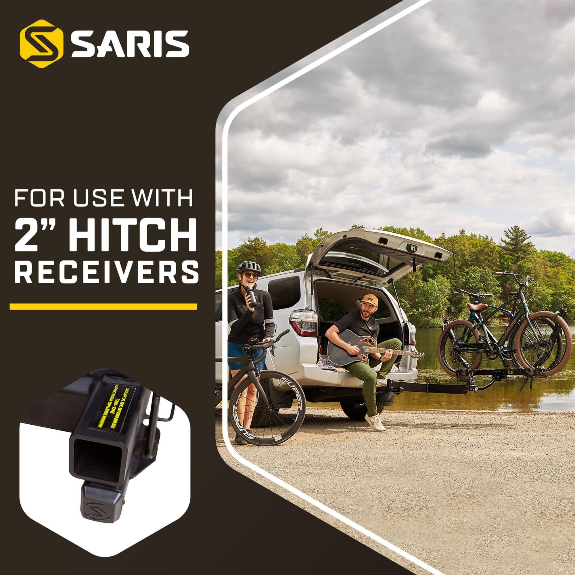 S SARIS FOR USE WITH 2" HITCH RECEIVERS