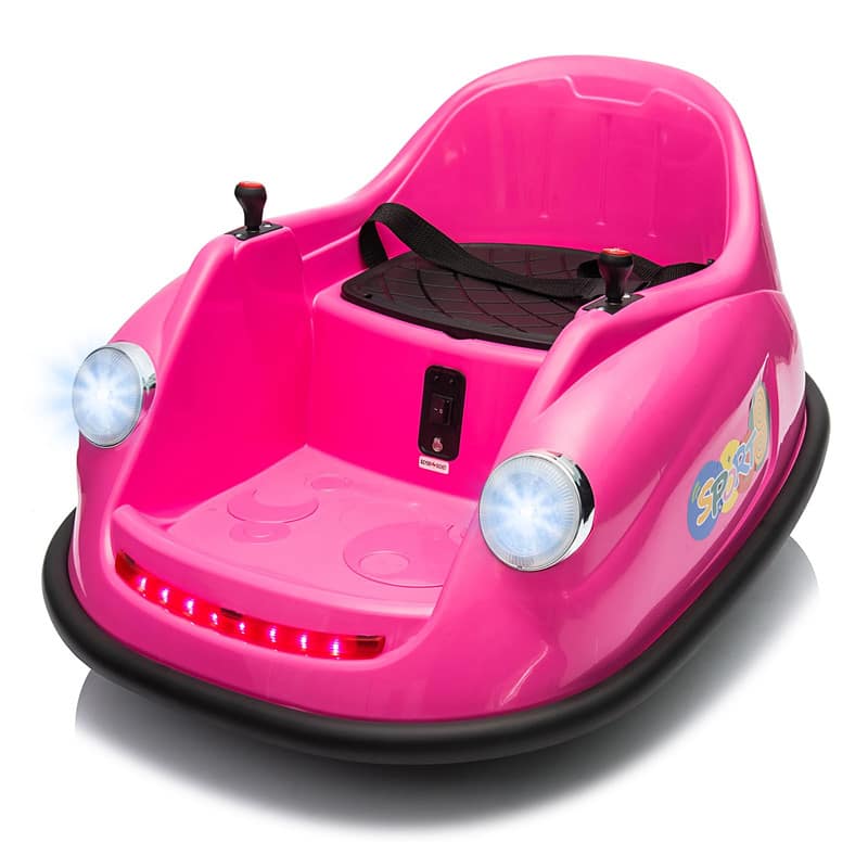 Acekool - 12V Bumper Car, Electric Toy Ride on Battery Car with Kids w/Parent Remote Control