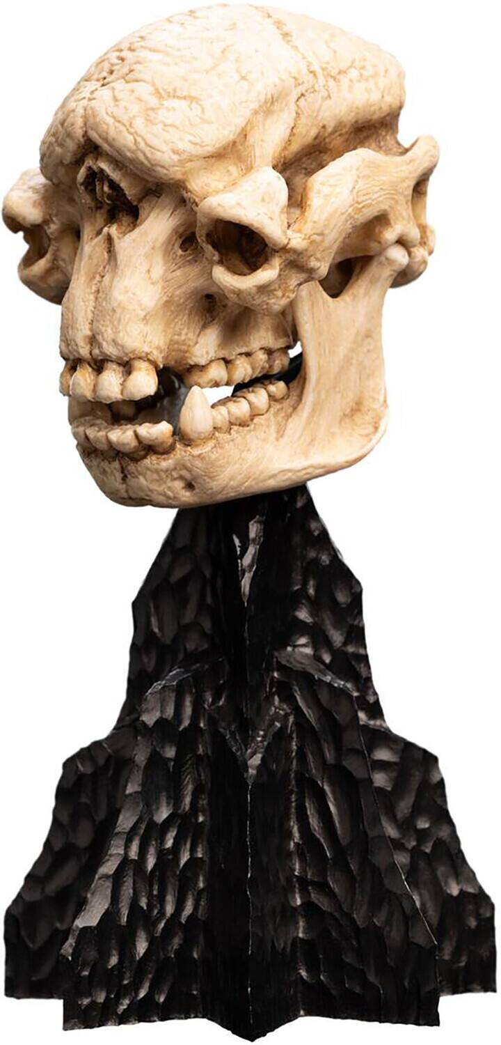 Alt View 2. Weta Workshop - WETA Workshop Polystone - The Lord of the Rings Trilogy - Skull of a Cave Troll Polystone Statue   - COLLECTIBLES - Multicolor.