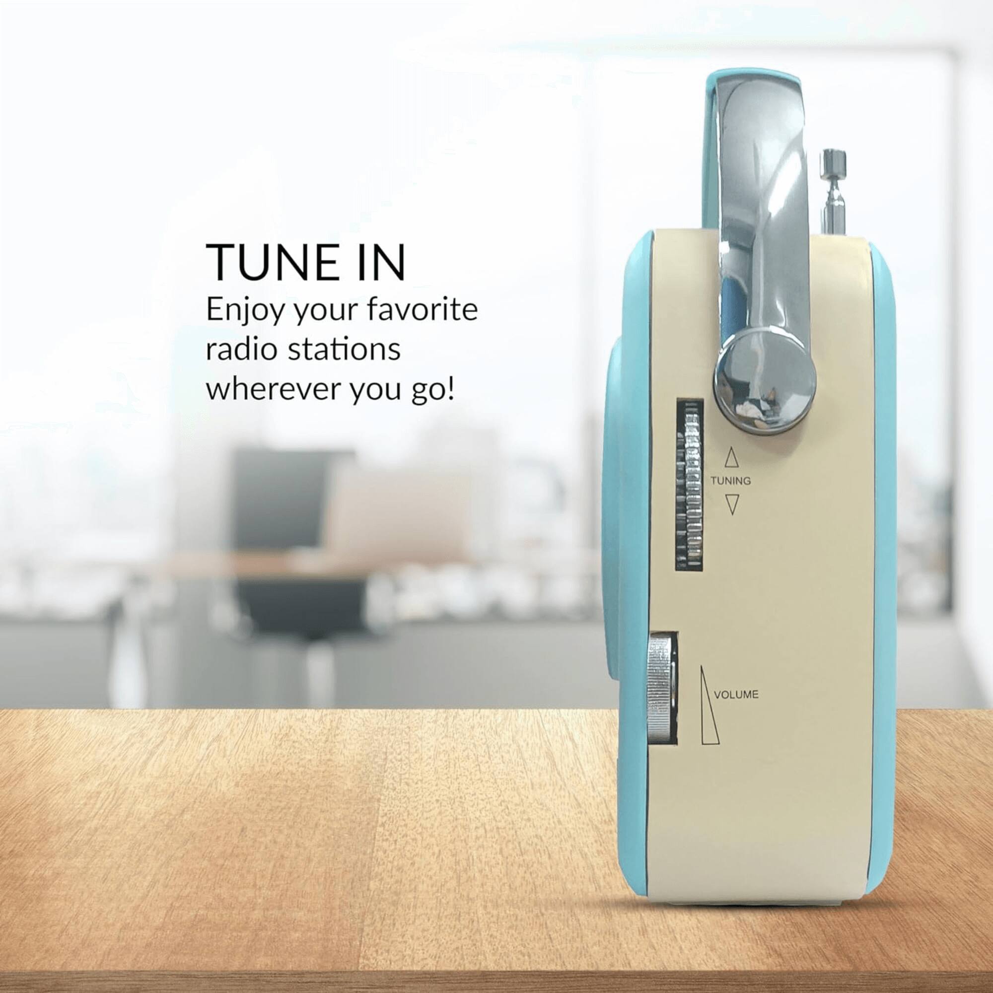 TUNE IN  
Enjoy your favorite radio stations wherever you go!  

A TUNING VOLUME