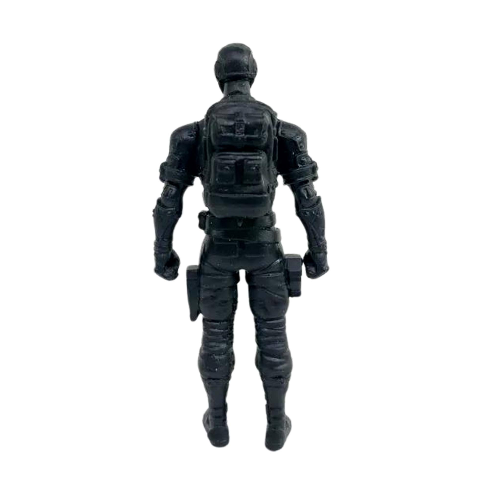 Alt View 1. Hasbro - GI Joe 2.5 Inch Vinyl Figure | Snake Eyes - Black.