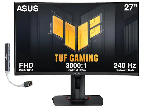 ASUS 27" GAMING TUF DOCKSTORM XOX0
FHD 1920x1080
TUF GAMING
3000:1 Contrast Ratio
ASUS 240 Hz Refresh Rate