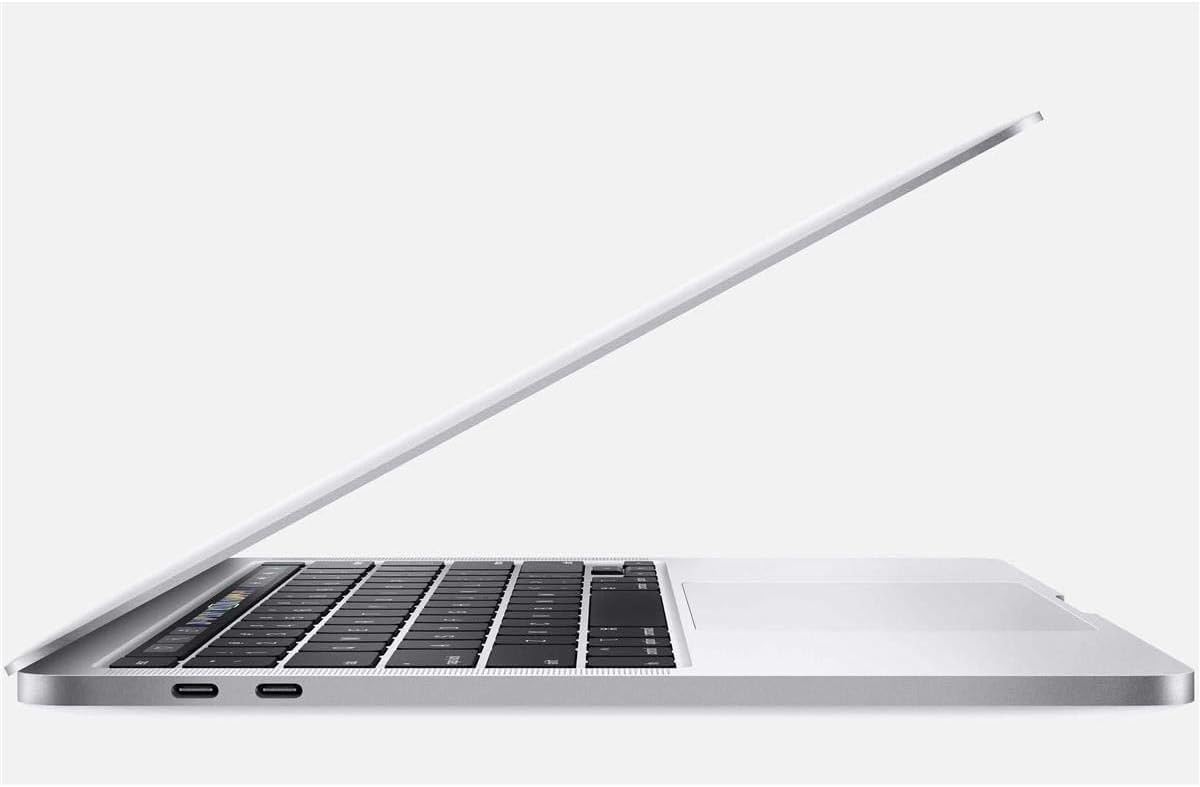 Left. Apple - MacBook Pro 13.3" (Mid 2019) Intel Core i5-8279U CPU @ 2.40GHz A1989 8GB RAM 256GB SSD - Silver.