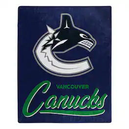 Northwest - Vancouver Canucks 50" x 60" Signature Raschel Plush Throw Blanket - Multicolor