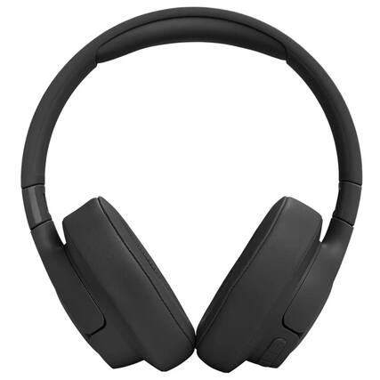 Front. JBL - JBL - Tune 770NC Adaptive Noise Cancelling Wireless Over-Ear Headphon - Black - Black.