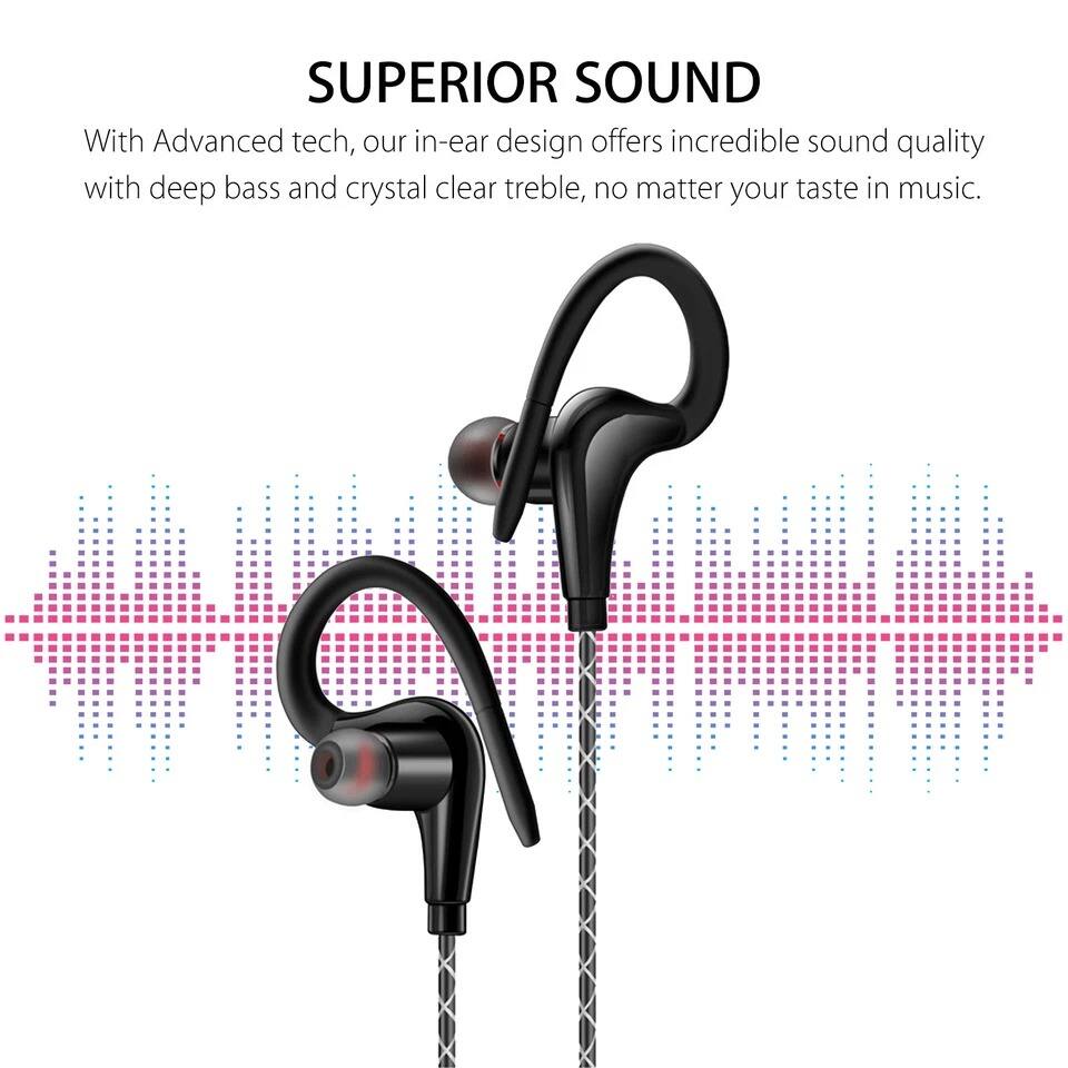 SUPERIOR SOUND

With Advanced tech, our in-ear design offers incredible sound quality with deep bass and crystal clear treble, no matter your taste in music.