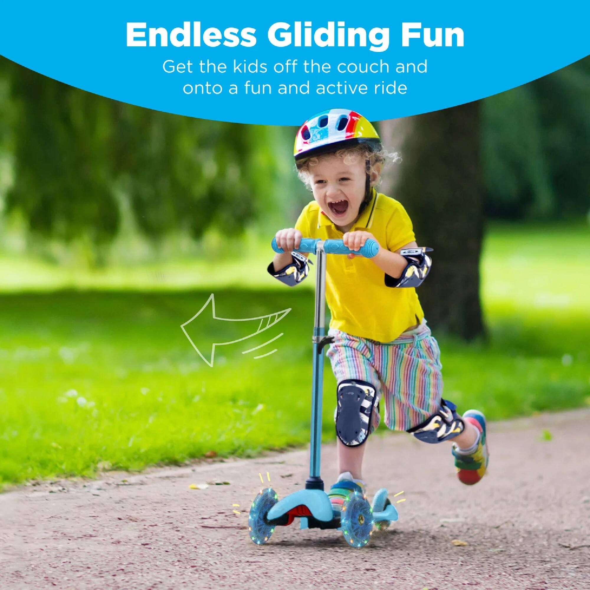 Endless Gliding Fun  
Get the kids off the couch and onto a fun and active ride