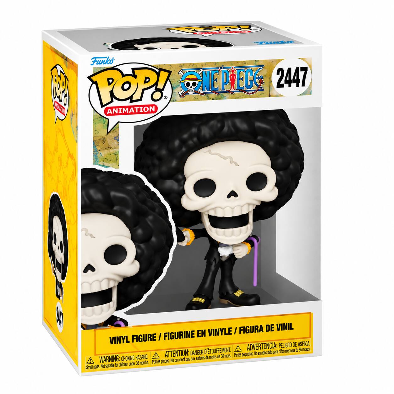 Funko - Pop! One Piece Brook #2447 Vinyl Figure - Multicolored