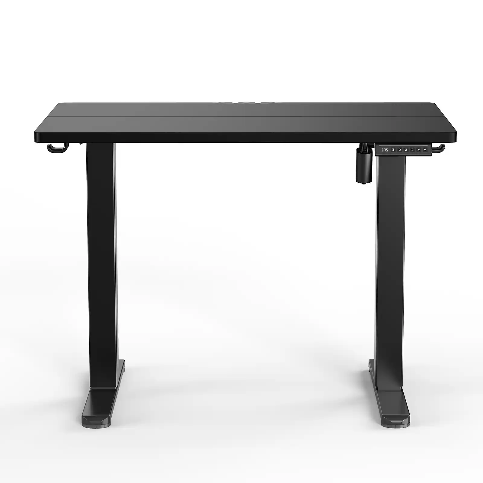 Alt View 9. HUANUO - 40" x 24" Electric Adjustable Height Standing Desk with Memory Presets & Accessory Hooks – Sit-Stand Home Office Desk - Black.