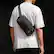 Left. tomtoc - Explorer-T21 EDC Sling Bag, Compact Crossbody Bag Minimalist Sling Pack Daypack for Travel, Lightweight, Water-Resistant - Black.