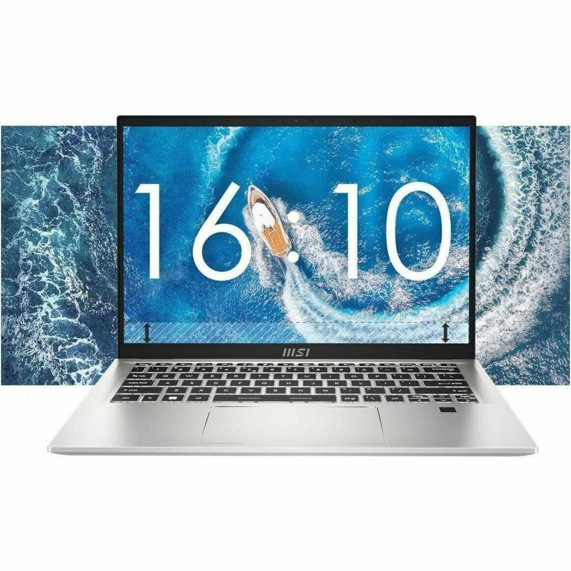 Alt View 33. MSI - Prestige 14 H B12U 14" Laptop - Intel Core i5 with 16GB Memory - 512 GB SSD - Urban Silver, Silver.