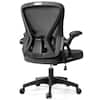 Front. Brick Attic - Ergonomic Home Office Chair, Computer Desk Chair with Adjustable Lumbar support Reversible Armrests, Work Chair - Black.