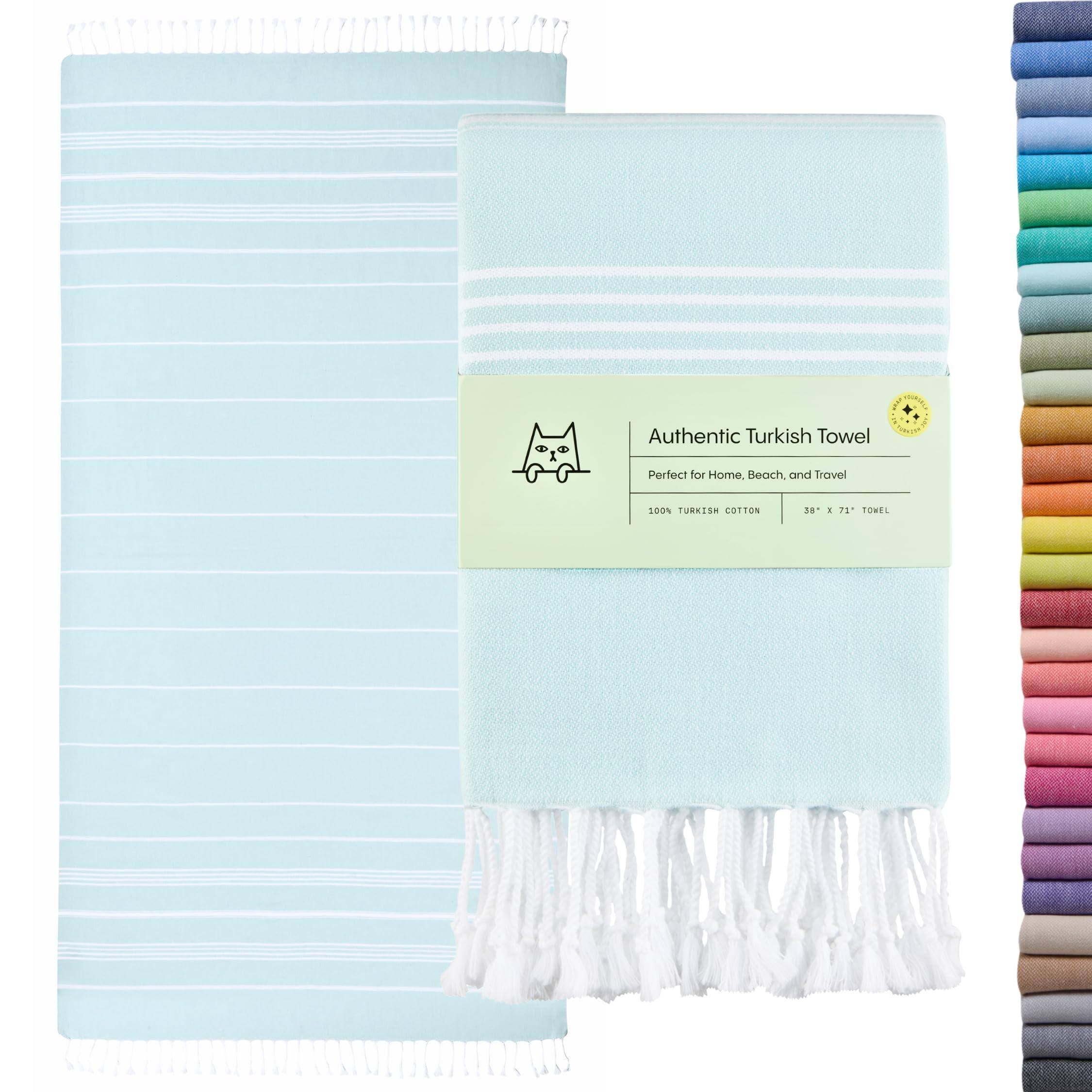 Aqua Beach Towel (38" x 71")