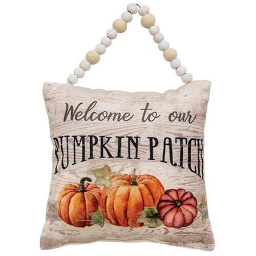 BreeBe - *Welcome To Our Pumpkin Patch Pillow Ornament - Multi