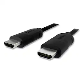Belkin - F8V3311B12 12 ft. HDMI to HDMI Audio/Video Cable - Black