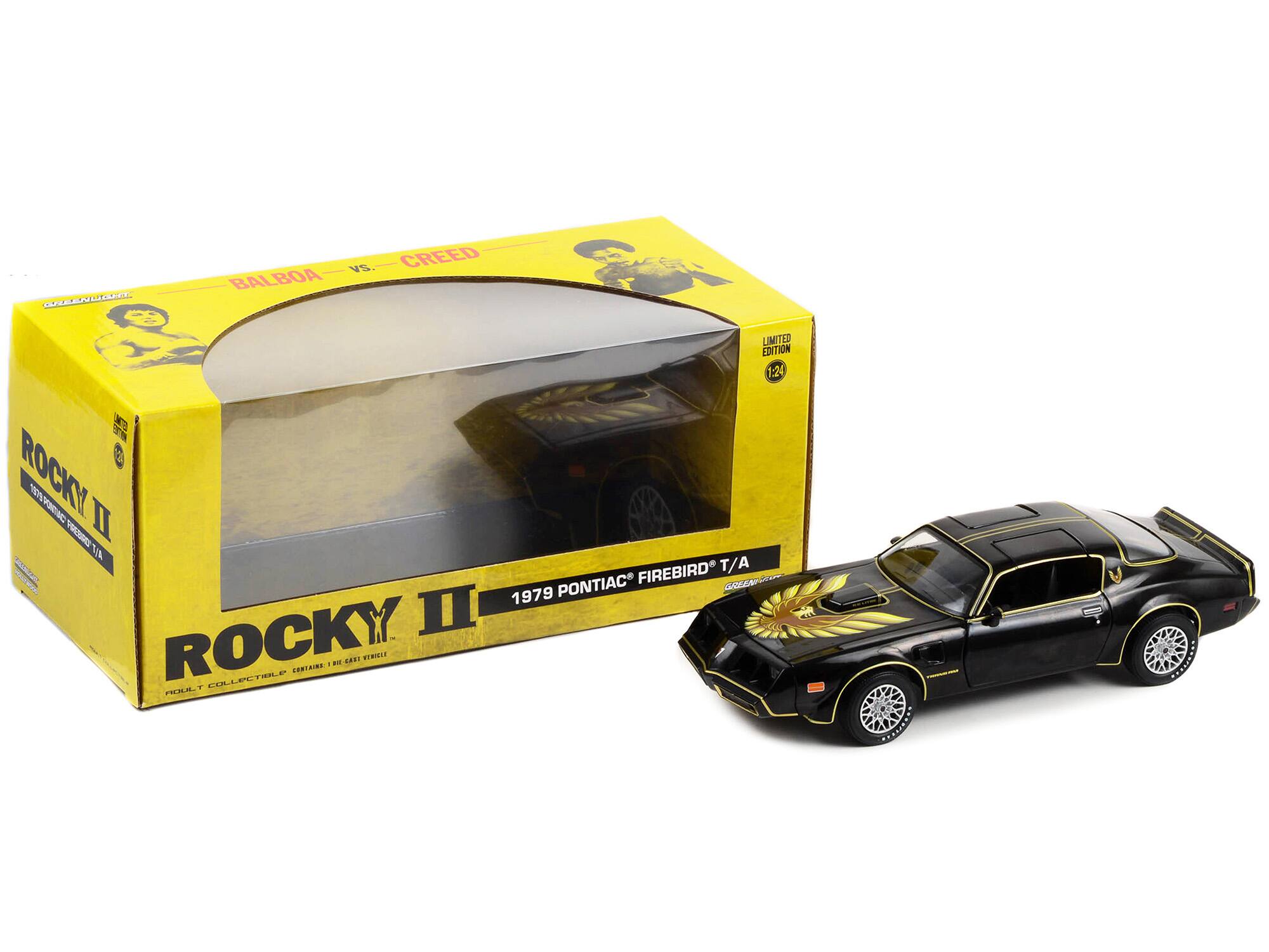 ROCKY III  
1979 PONTIAC FIREBIRD T/A  
LIMITED EDITION 1:24  
BALBOA VS. CREED  
ADULT COLLECTIBLE - THE CAST VEHICLE
