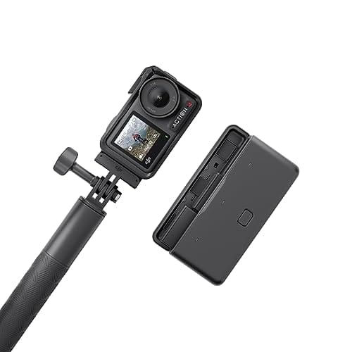DJI - Osmo Action 4 Adventure Combo, 4K/120fps Waterproof Action Camera with a 1/1.3-Inch Sensor, 10-bit & D-Log M Color P - Black