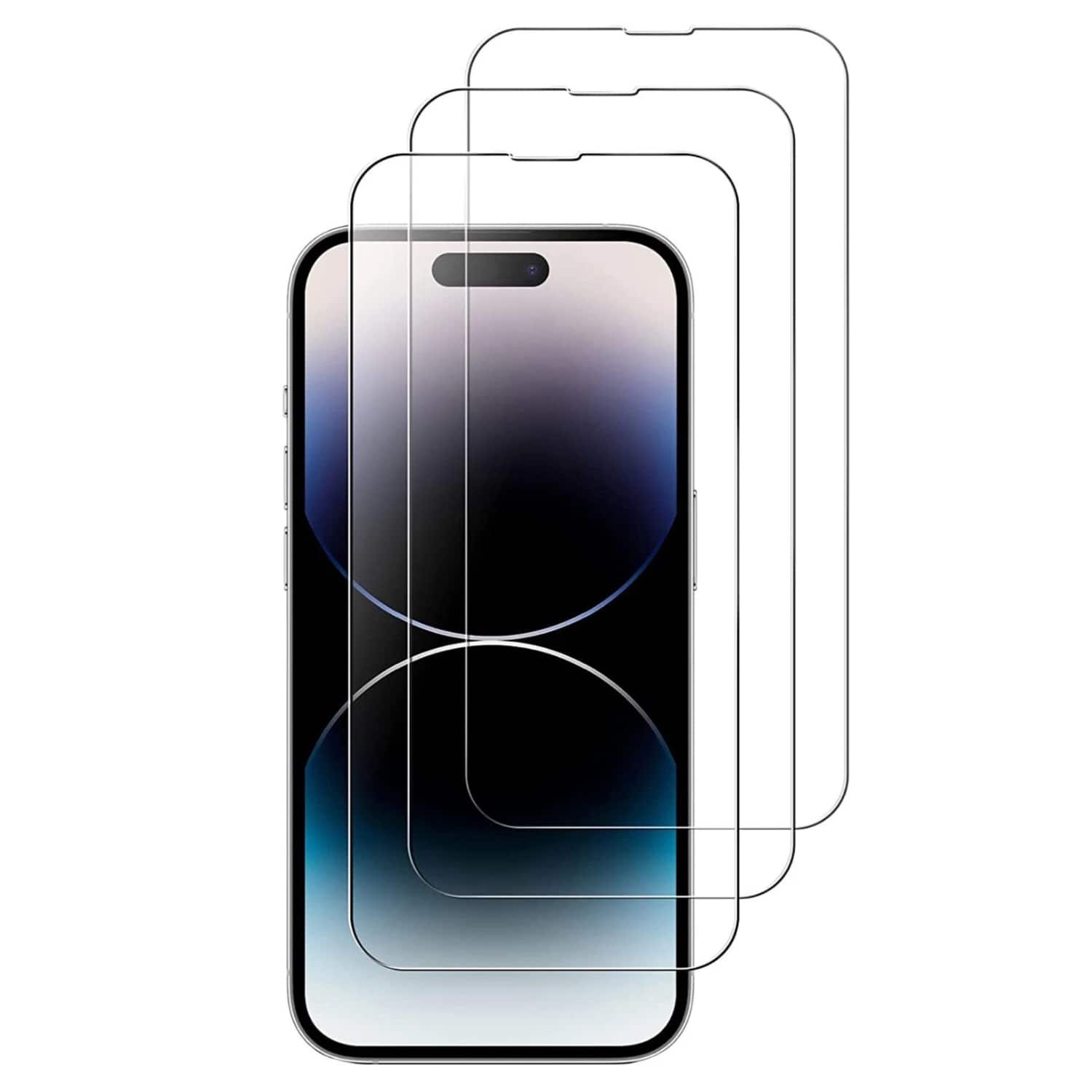 Stock Preferred - 3-Pack Tempered Glass Screen Protector For IPhone 15 - Clear