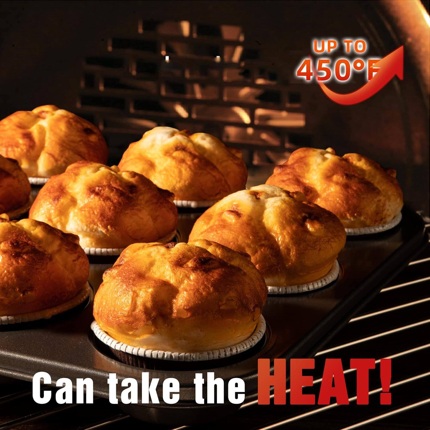 UP TO 450°F

Can take the HEAT!