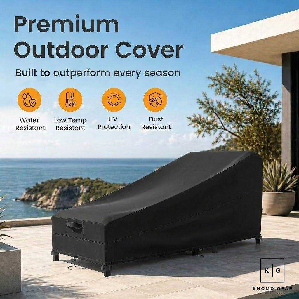 Premium Outdoor Cover  
Built to outperform every season  

Water Resistant  
Low Temp Resistant  
UV Protection  
Dust Resistant  

KHOMO GEAR  
WAE1 LiviSO