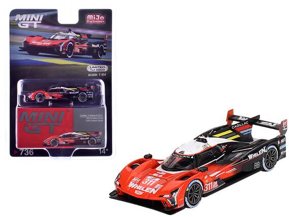 MINI GT
MiJo Exclusives
LIMITED
1 of 4800
scale 1:64
Cadillac V-Series
Action Express Racing
311
88
WHELEN
MINI GT
Cadillac V-Series
Action Express
24 Hrs
Racing
736
14+