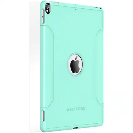 Front. SaharaCase - Classic Case with Glass Screen Protector for Apple iPad Pro 10.5" and iPad Air 10.5" (2019) - Aqua.
