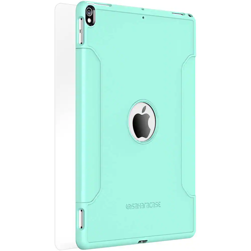 SaharaCase - Classic Case with Glass Screen Protector for Apple iPad Pro 10.5" and iPad Air 10.5" (2019) - Aqua