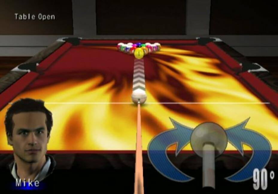 Table Open  
Mike  
90°