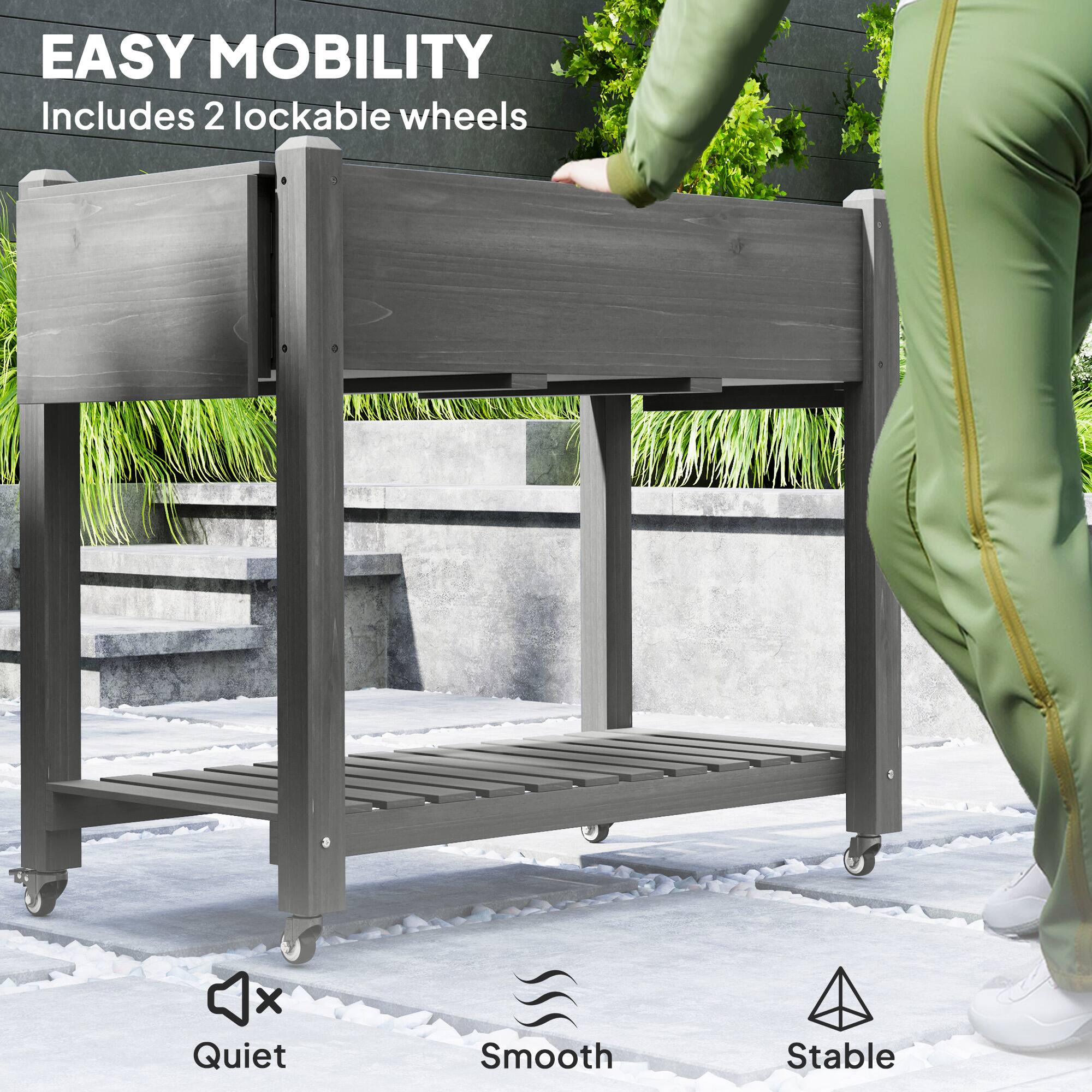 EASY MOBILITY  
Includes 2 lockable wheels  

Quiet  
Smooth  
Stable