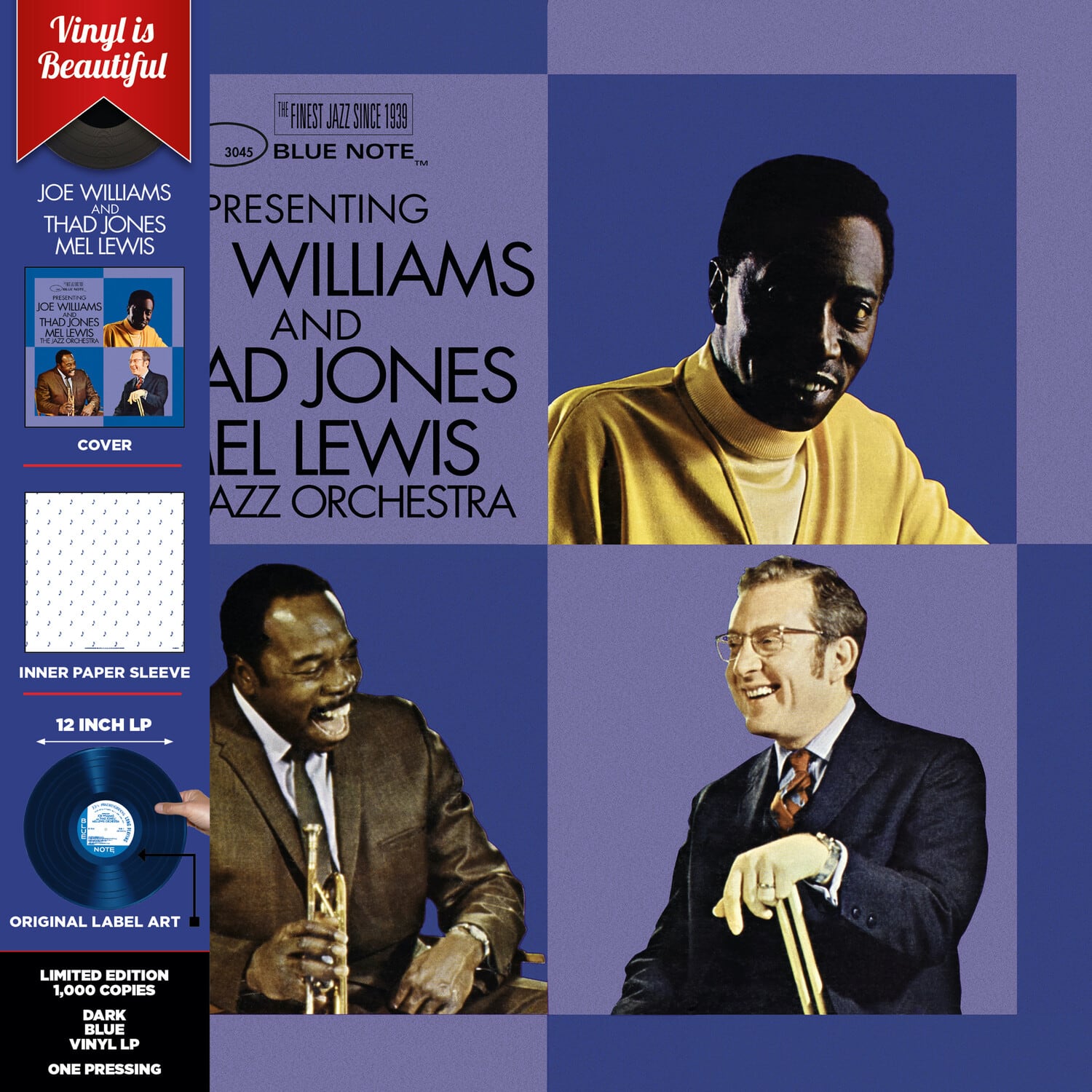 Joe Williams - Presenting Joe Williams and Thad Jones/Mel Lewis, the Jazz Orchestra  - VINYL LP