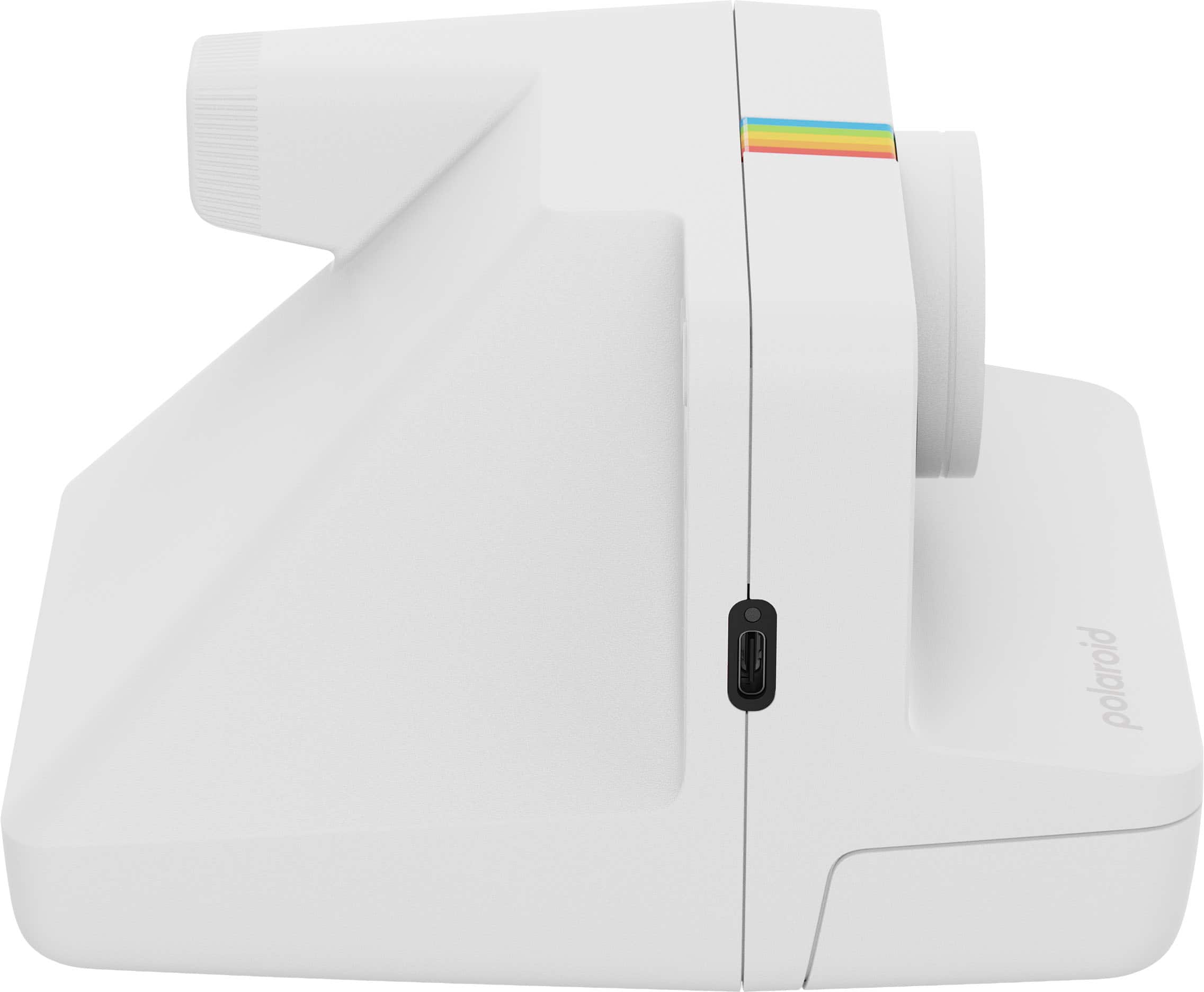 Back. Polaroid - Now+ Instant Camera Generation 3 - White.