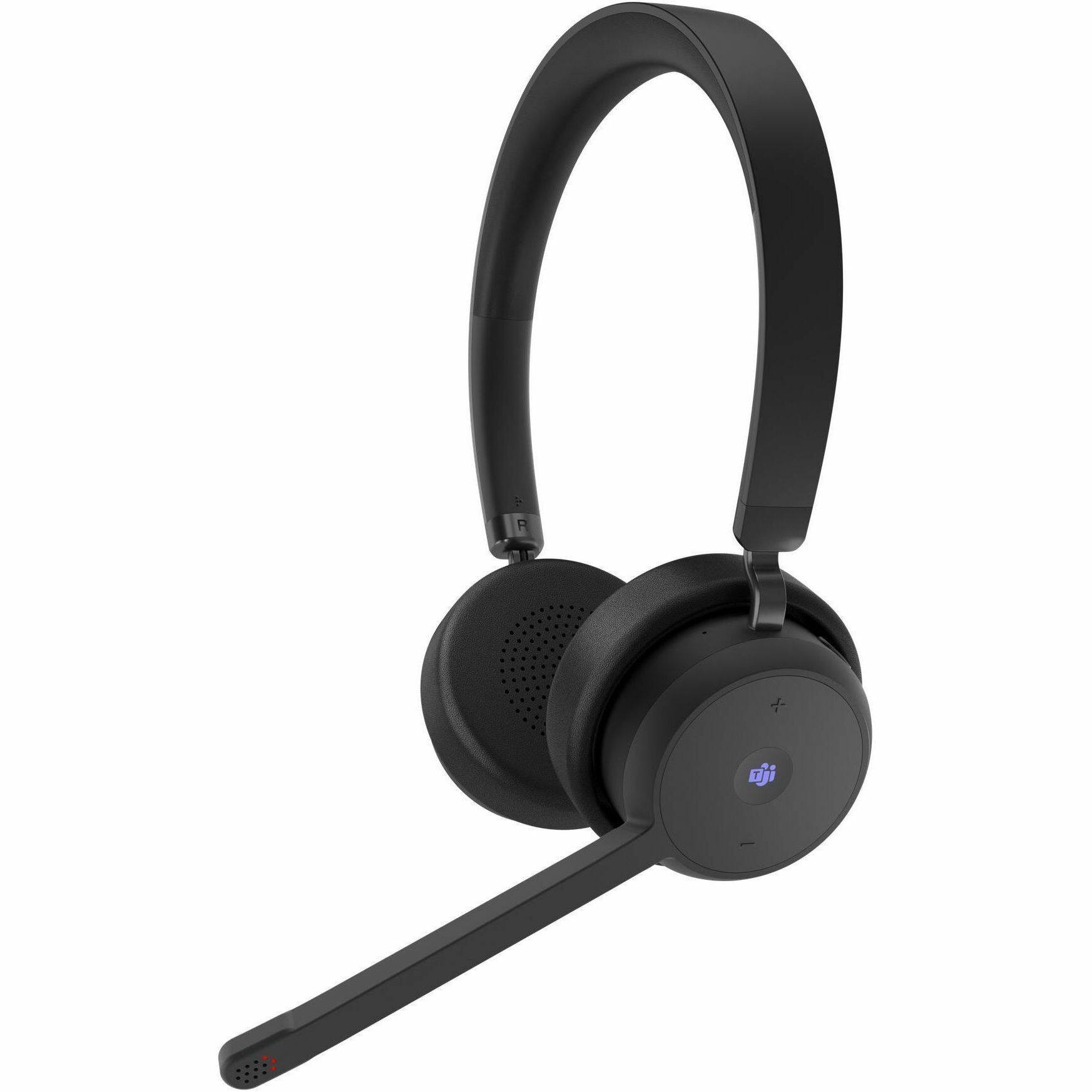 Alt View 1. Lenovo - Lenovo Wireless VoIP Headset - Microsoft Teams Certification - Stereo - Wireless - Bluetooth - Over-the-head, On-ear - Unknown.