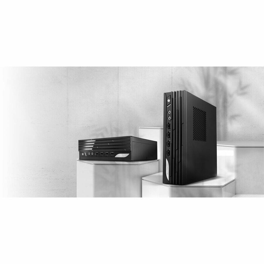 Alt View 4. MSI - MSI PRO DP21 PRO DP21 13M-498US Desktop Computer - Intel Core i3 13th Gen i3-13100 - 8 GB - 500 GB SSD - Intel H610 Chip - Unknown.