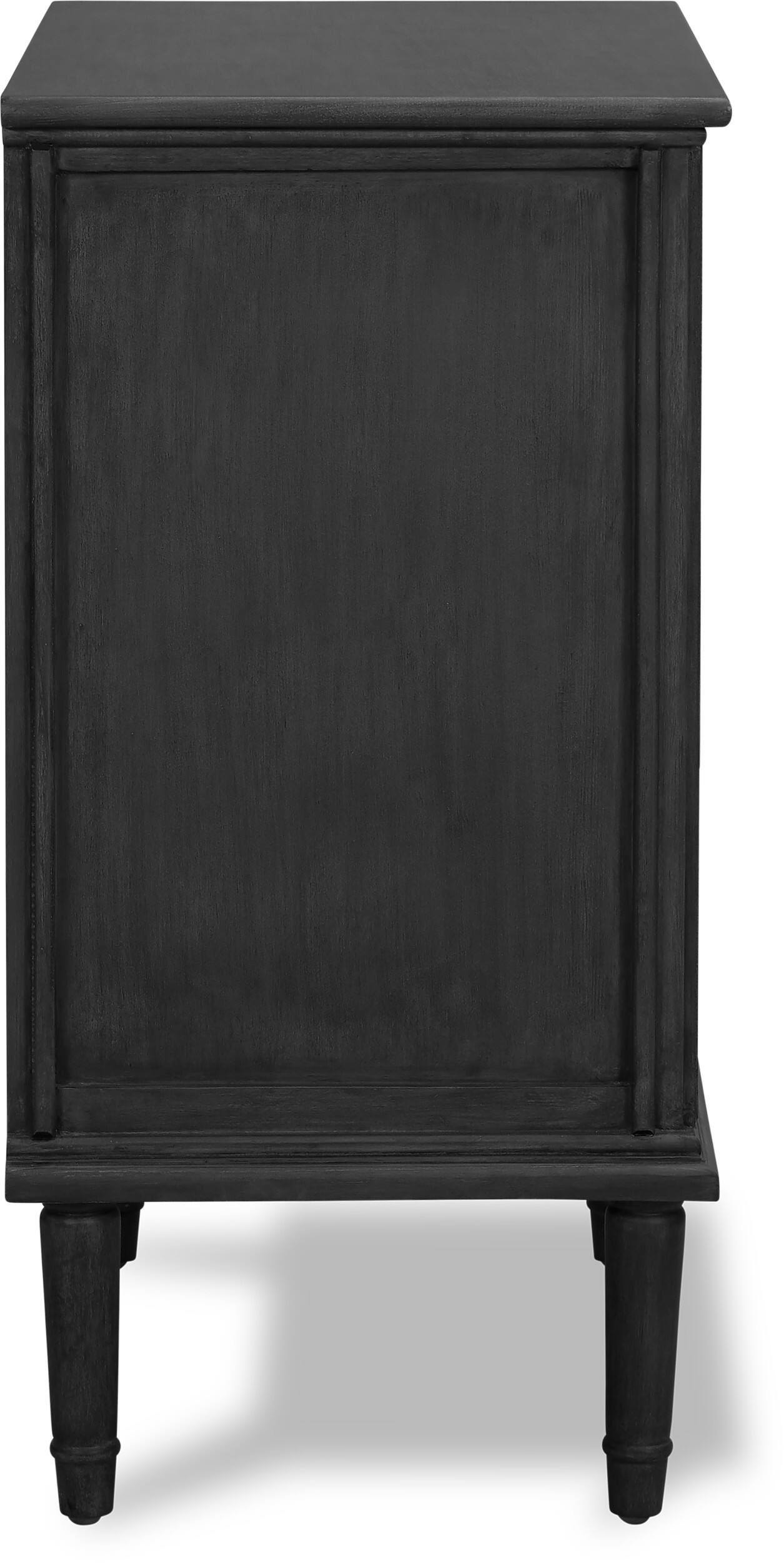 Alt View 13. Finch - Webster 3-Drawer Storage Cabinet - Dark Gray.