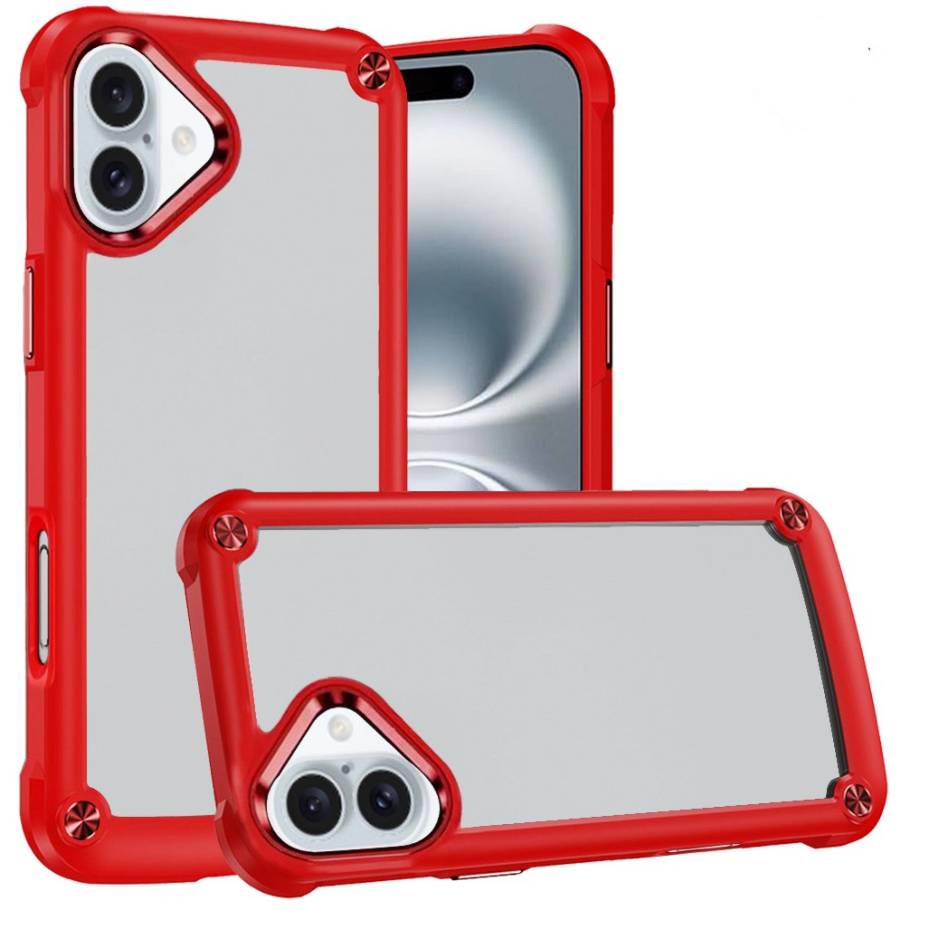 Bundle Kitcheniva Premium Metal Button Case Plus Tempered Glass For ...
