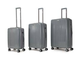 LOVMOR - 3-Piece PP Luggage Set 20/24/28" Spinner - Light Gray