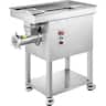 VEVOR - Meat Grinder, 22 Lbs/Min Capacity Electric Stainless Steel Meat Grinders with Blade, Grinding Plate, Sausage Maker - Silver