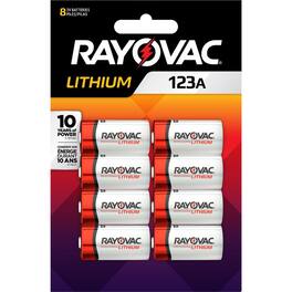 Rayovac - Lithium 123A 3 V Camera Battery 8 pk