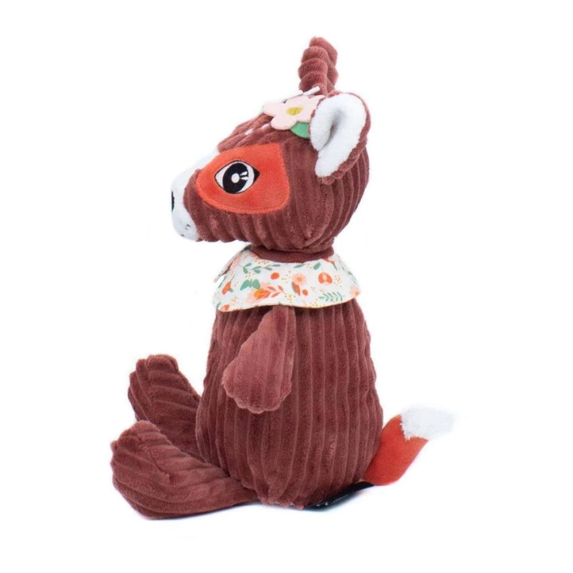 Alt View 10. TriAction Toys - Les Deglingos Simply Small Plush Animal | Melimemos the Deer.