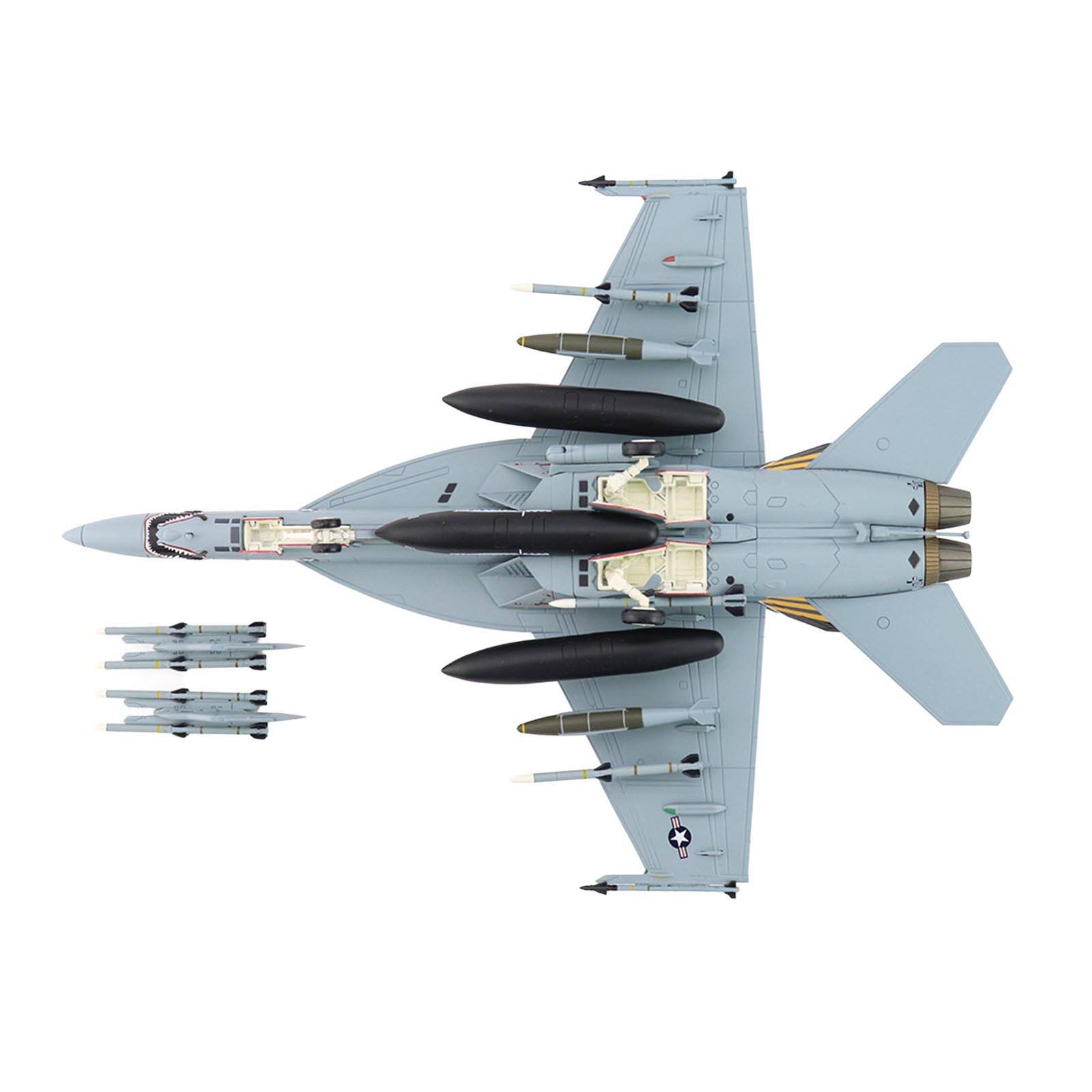 Alt View 4. Hobby Master - Boeing F/A-18E Super Hornet Fighter Aircraft "USS Lincoln" (2021) United States Navy 1/72 Diecast Model by Hobby Master.