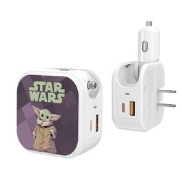 Keyscaper - Star Wars: The Mandalorian Color Block 2 in 1 USB Charger - Grogu